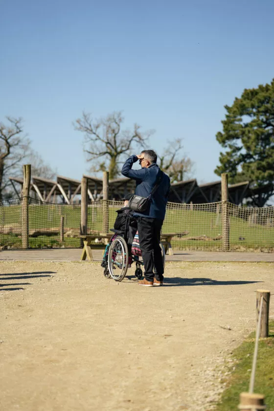 pmr_branfere parc zoo fauteuil roulant roue libre